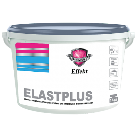 Краска «ELASTPLUS» высокоэластичная для наружных и внутренних работ
